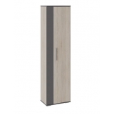 Шкаф для одежды Нуар тип 1 (Фон серый, Дуб Сонома)